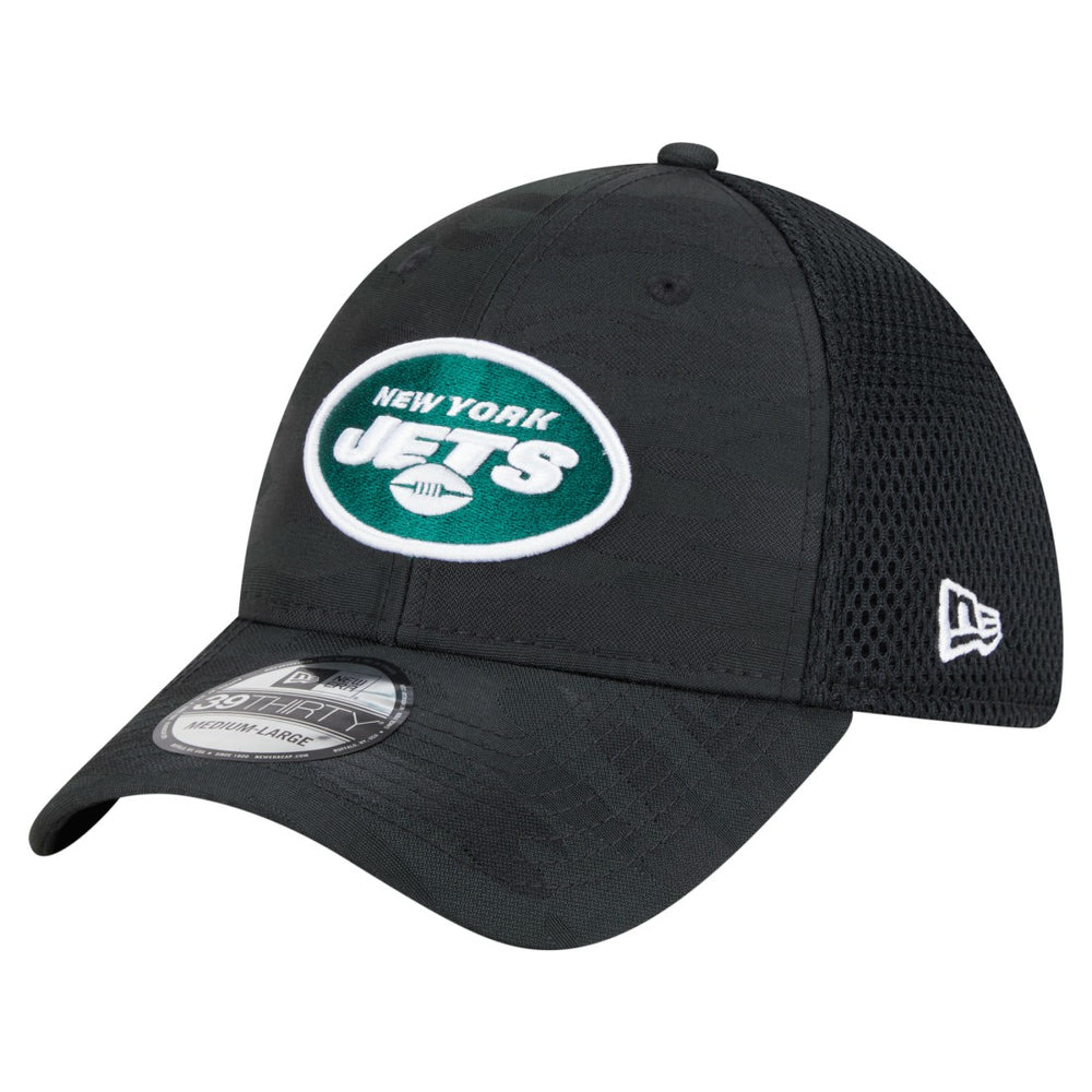 New York Jets New Era Active Camo 39THIRTY Flex Hat - Black Hats