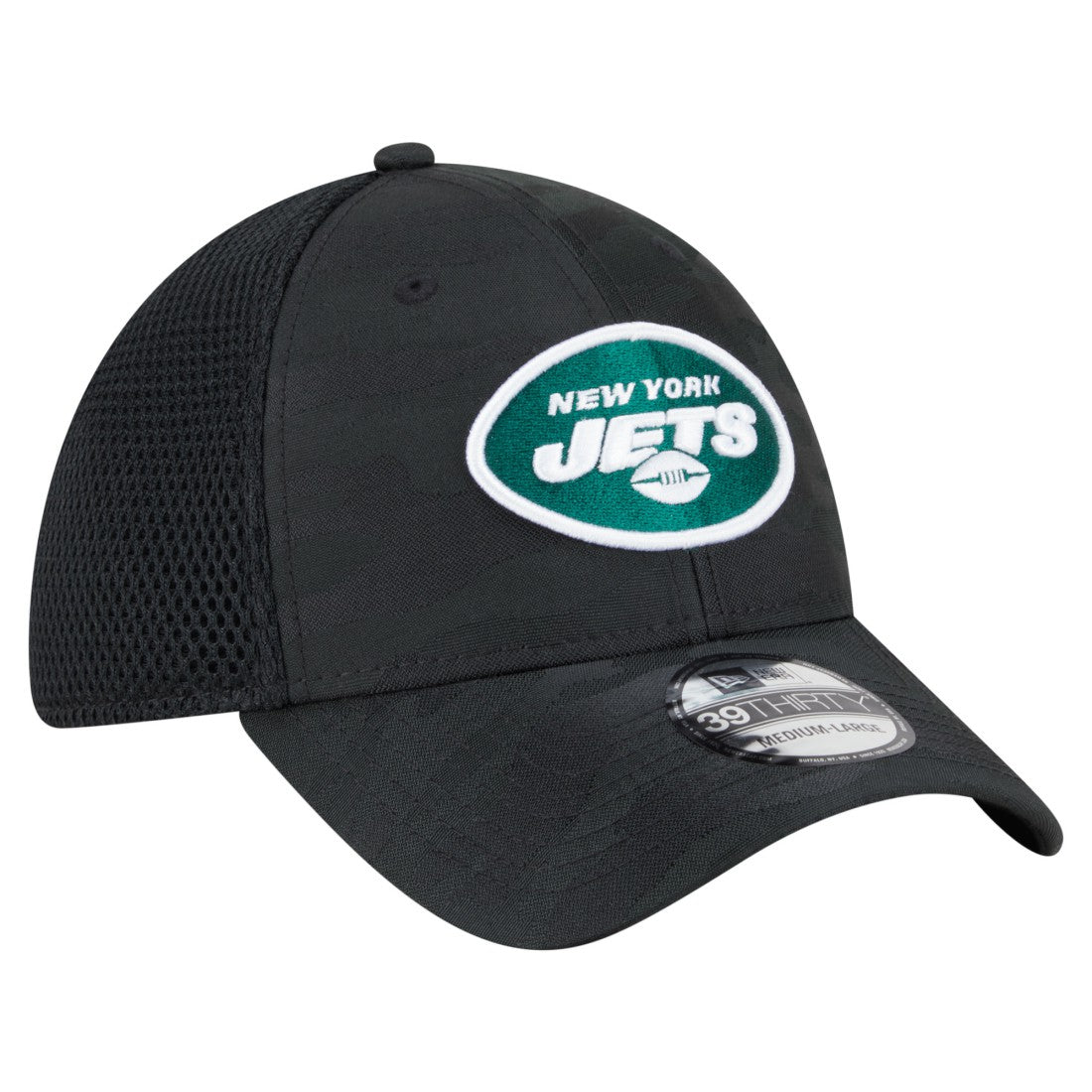New York Jets New Era Active Camo 39THIRTY Flex Hat - Black Hats