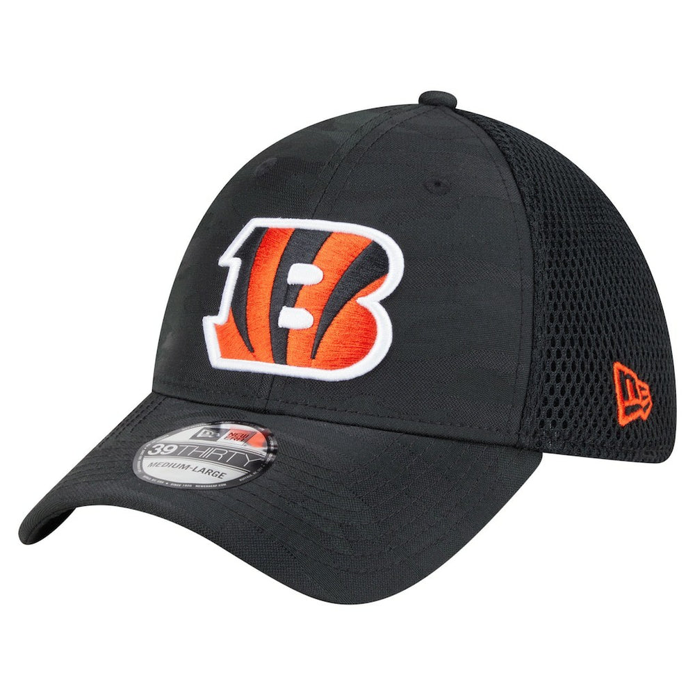 Cincinnati Bengals New Era Active Camo 39THIRTY Flex Hat - Black Hats