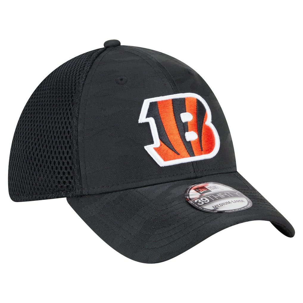 Cincinnati Bengals New Era Active Camo 39THIRTY Flex Hat - Black Hats