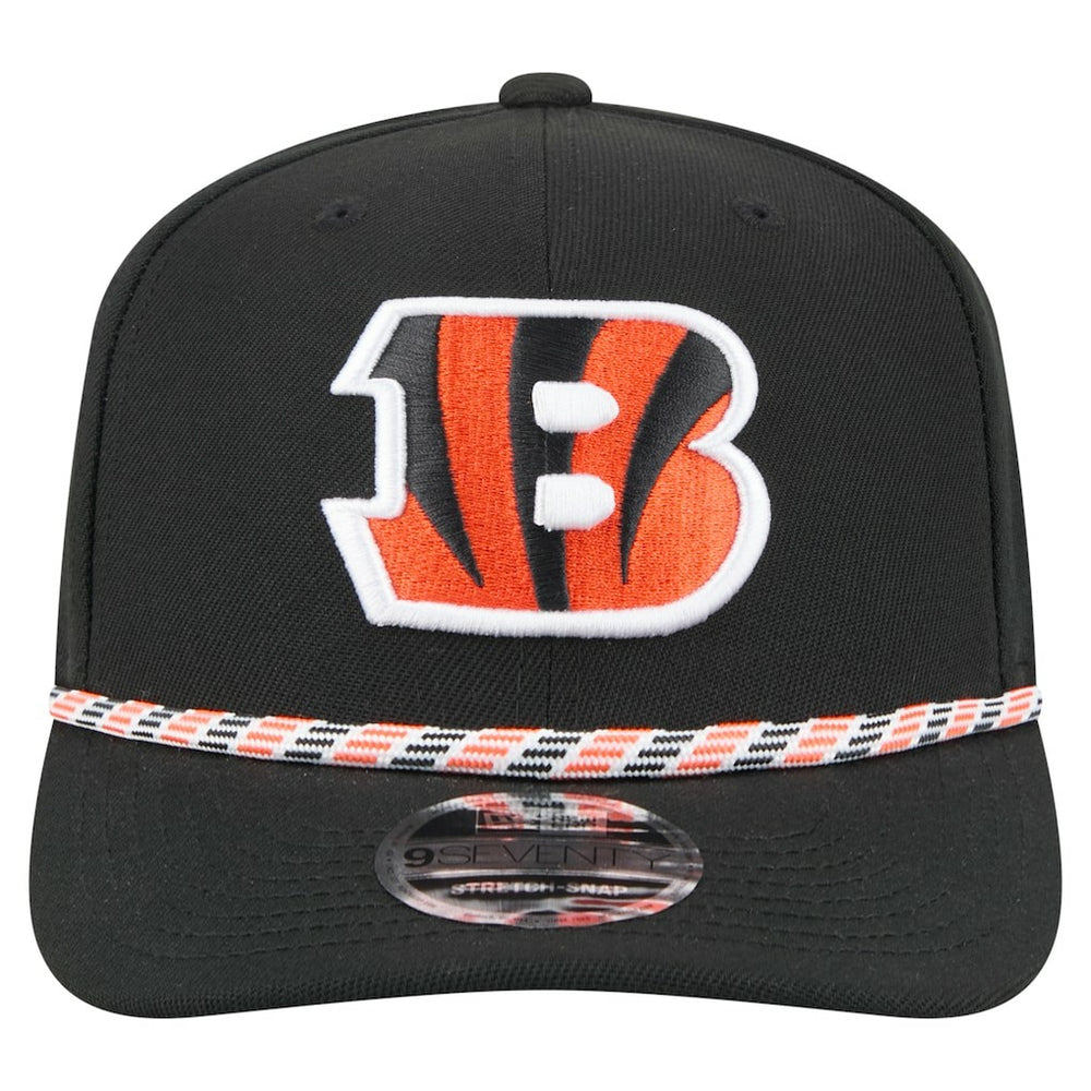 Cincinnati Bengals New Era Gameday Multi Rope 9SEVENTY Stretch-Snap Hat - Black Hats