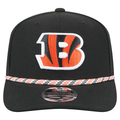 Cincinnati Bengals New Era Gameday Multi Rope 9SEVENTY Stretch-Snap Hat - Black Hats