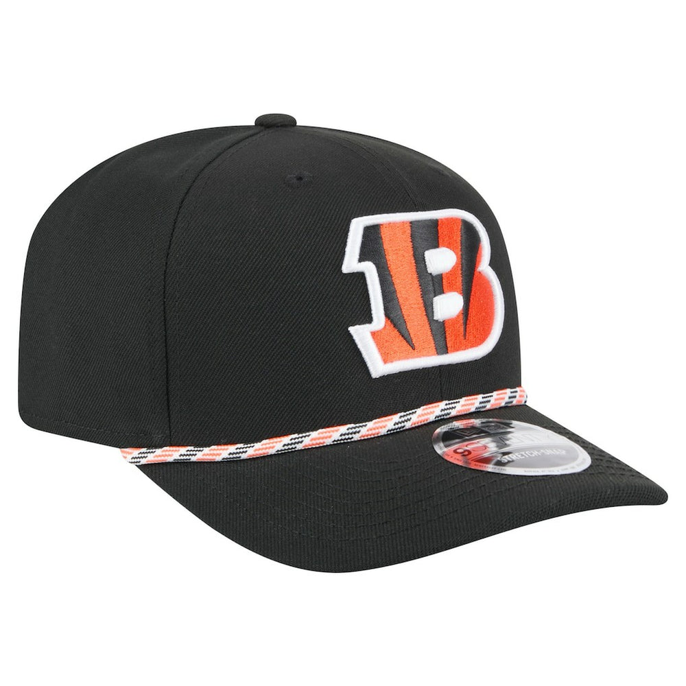 Cincinnati Bengals New Era Gameday Multi Rope 9SEVENTY Stretch-Snap Hat - Black Hats