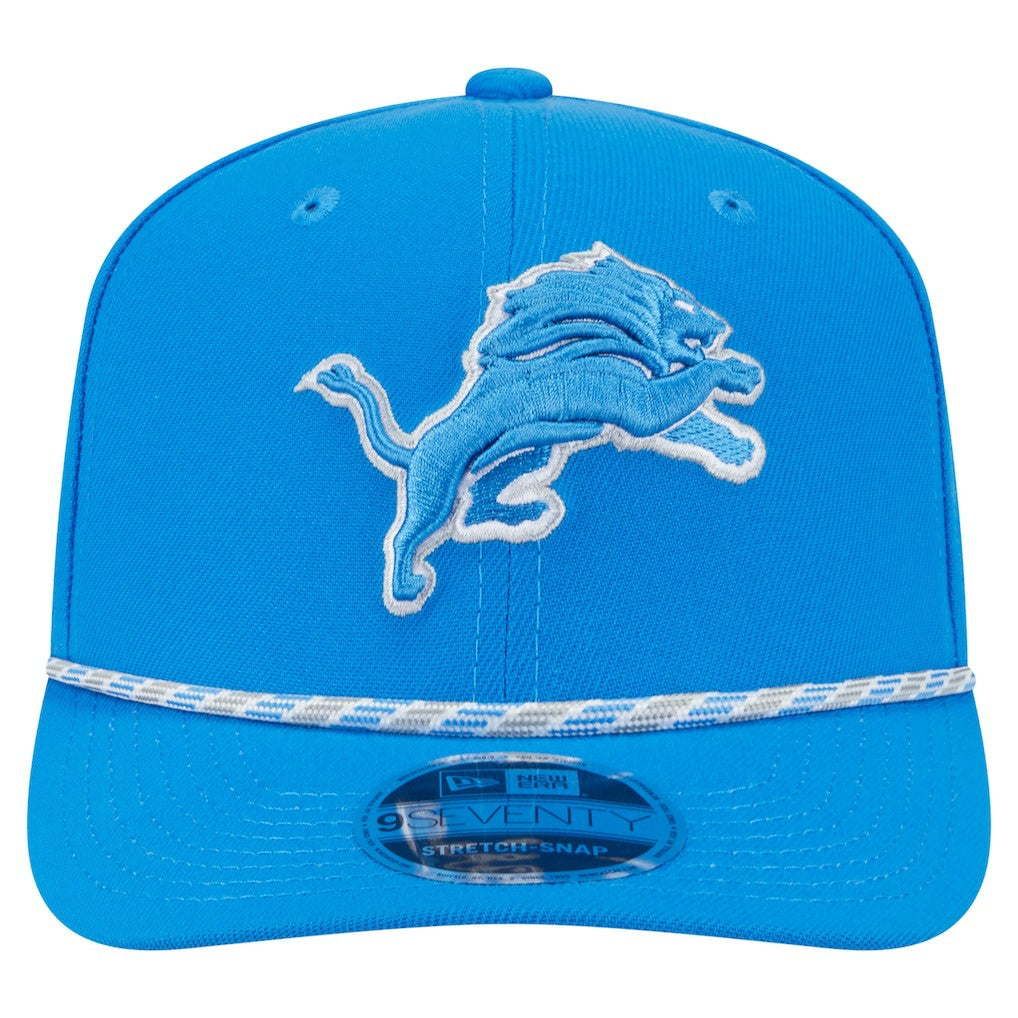 Detroit Lions New Era Gameday Multi Rope 9SEVENTY Stretch-Snap Hat - Blue Hats