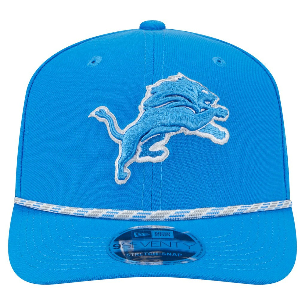 Detroit Lions New Era Gameday Multi Rope 9SEVENTY Stretch-Snap Hat - Blue Hats
