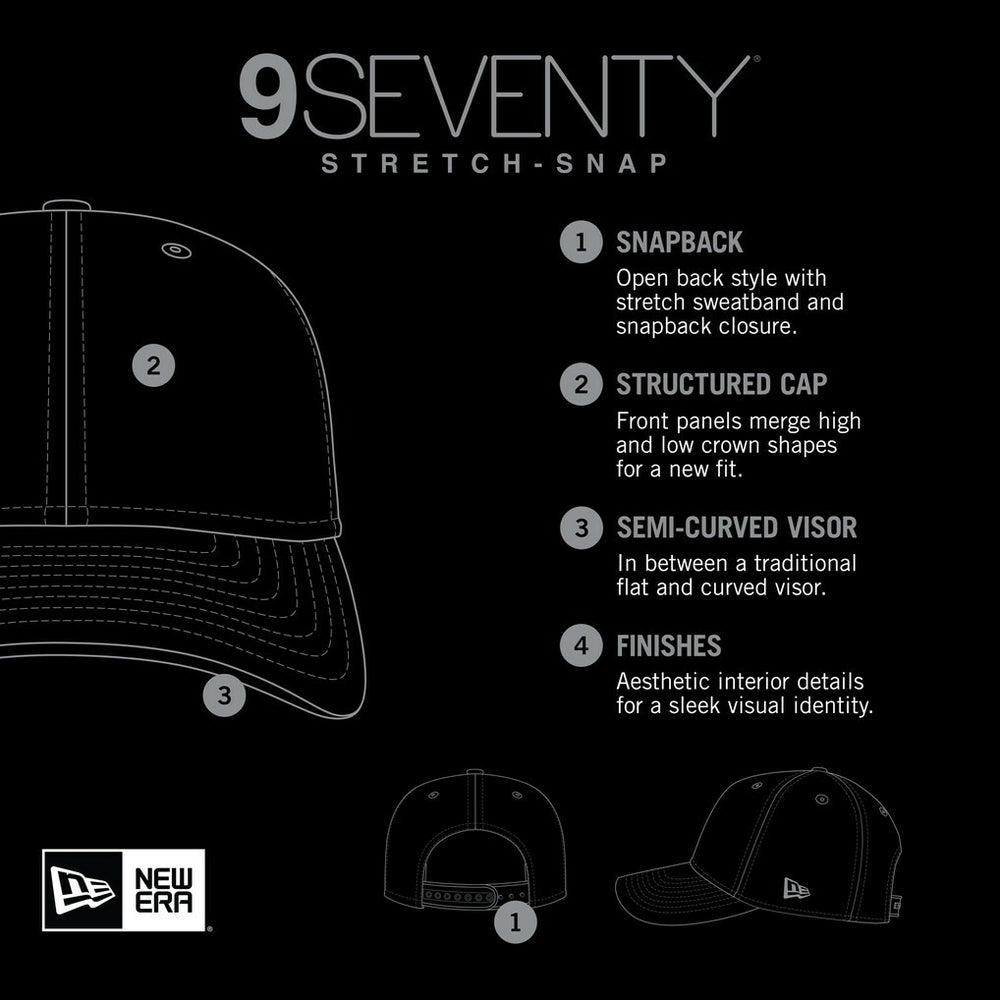 New York Giants New Era Gameday Multi Rope 9SEVENTY Stretch-Snap Hat - Royal Hats