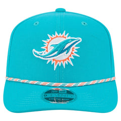 Miami Dolphins New Era Gameday Multi Rope 9SEVENTY Stretch-Snap Hat - Aqua Hats