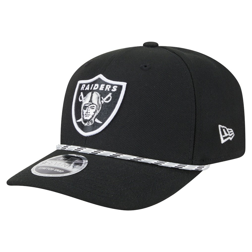 Las Vegas Raiders New Era Gameday Multi Rope 9SEVENTY Stretch-Snap Hat - Black Hats