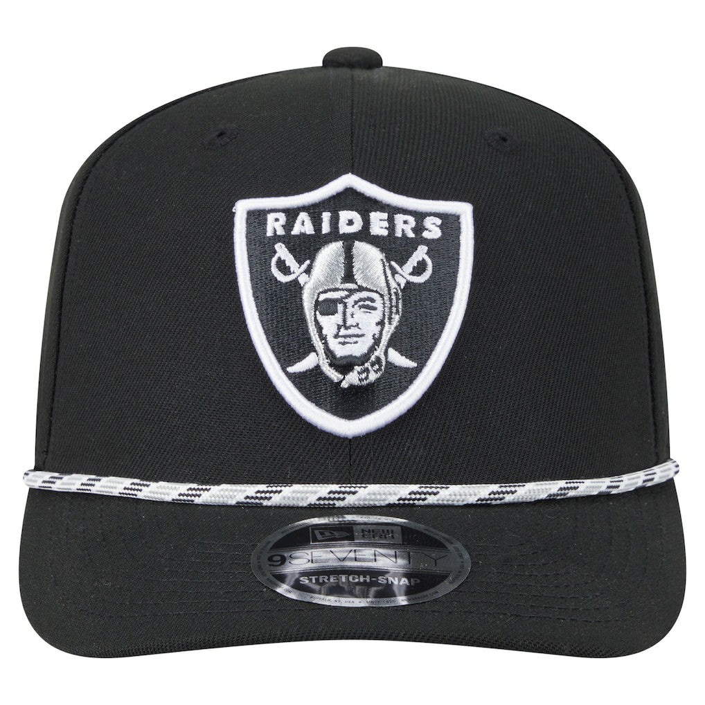 Las Vegas Raiders New Era Gameday Multi Rope 9SEVENTY Stretch-Snap Hat - Black Hats