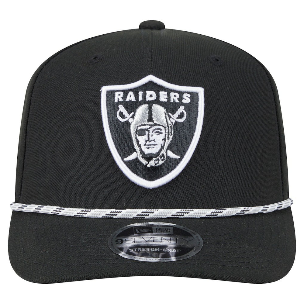 Las Vegas Raiders New Era Gameday Multi Rope 9SEVENTY Stretch-Snap Hat - Black Hats