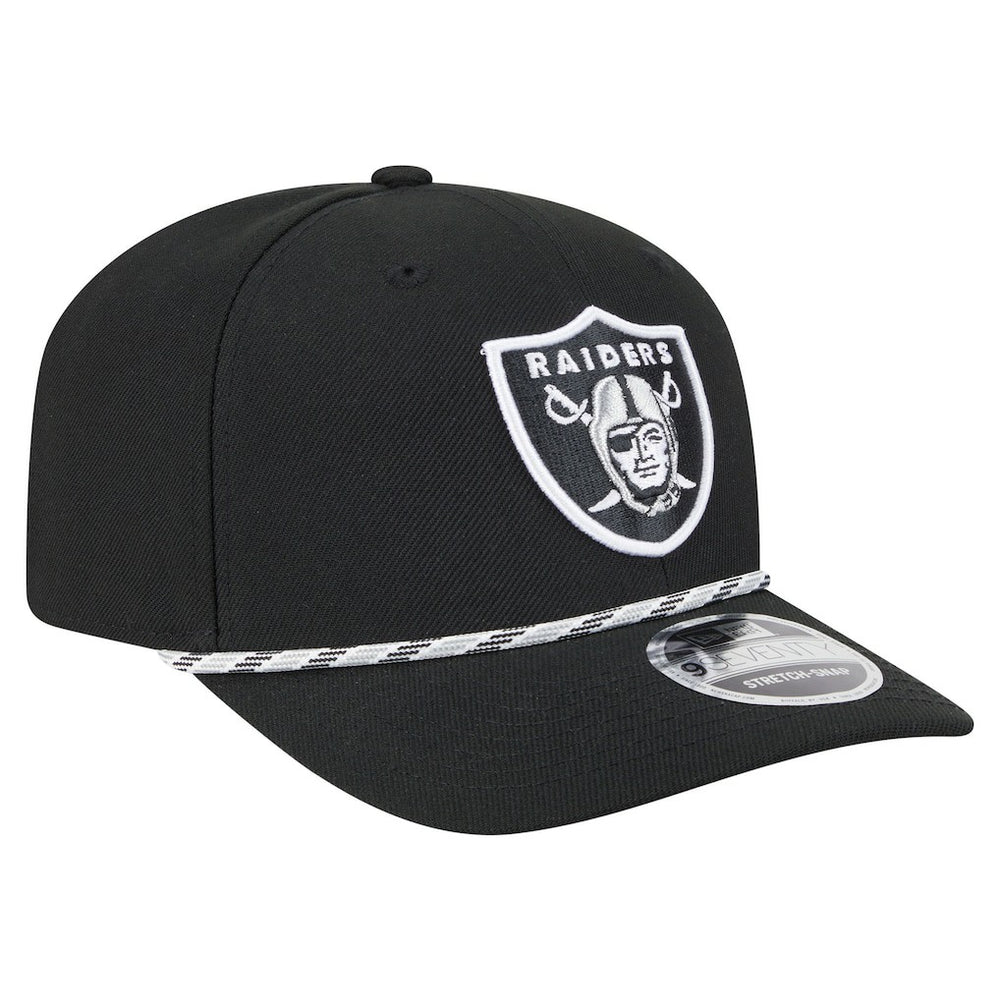 Las Vegas Raiders New Era Gameday Multi Rope 9SEVENTY Stretch-Snap Hat - Black Hats