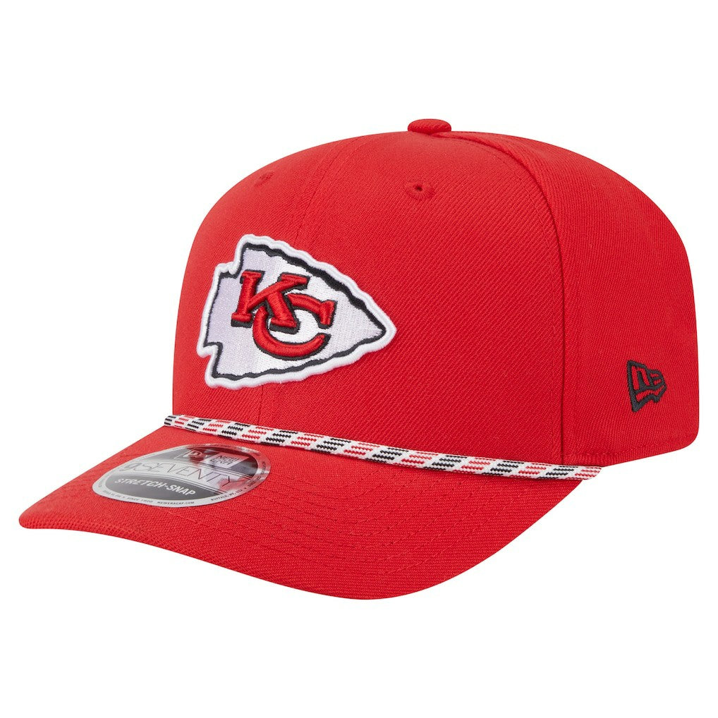Kansas City Chiefs New Era Gameday Multi Rope 9SEVENTY Stretch-Snap Hat - Red Hats