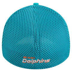 Miami Dolphins New Era Game Day Linear 39THIRTY Flex Hat - Aqua Hats