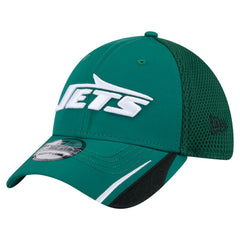 New York Jets New Era Game Day Linear 39THIRTY Flex Hat - Green Hats