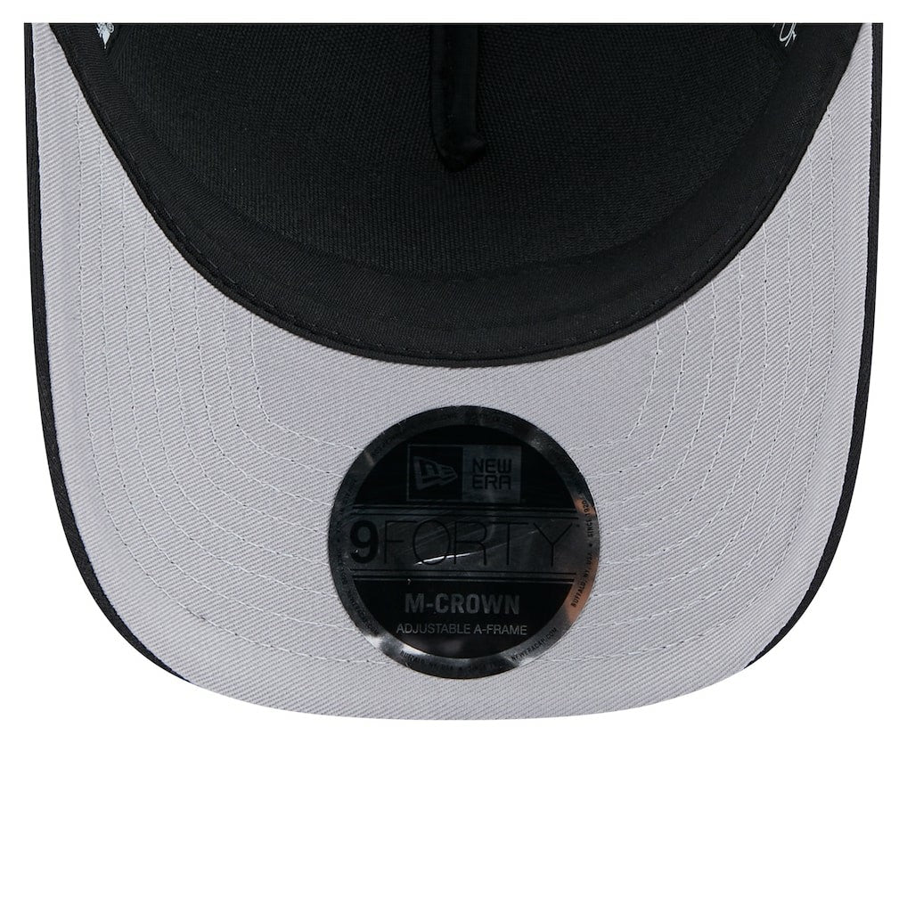 Philadelphia Eagles New Era Gradient 9FORTY Adjustable Hat - Black Hats