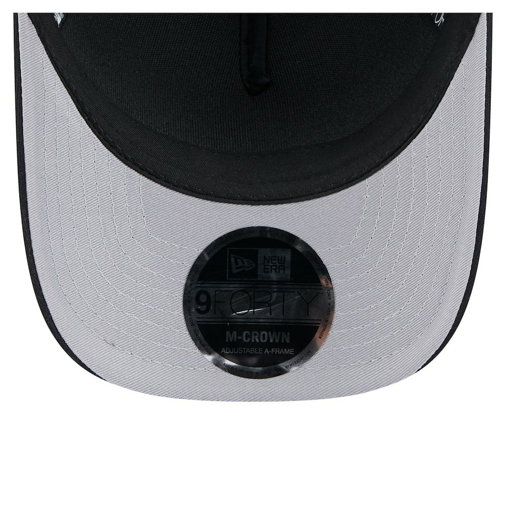 Philadelphia Eagles New Era Gradient 9FORTY Adjustable Hat - Black Hats