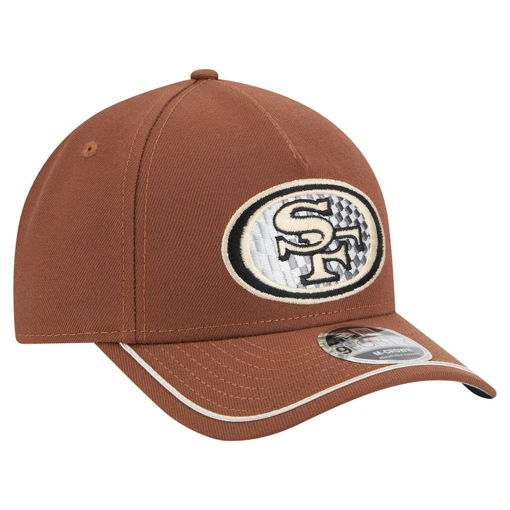 San Francisco 49ers New Era Motorsport 9FORTY Adjustable Hat - Brown Hats