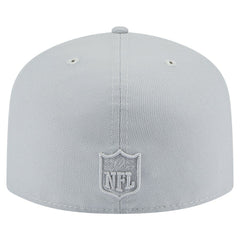 Miami Dolphins New Era Color Pack A-Frame 59FIFTY Fitted Hat - Gray Hats