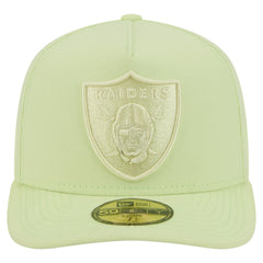 Las Vegas Raiders New Era Color Pack A-Frame 59FIFTY Fitted Hat - Light Green Hats