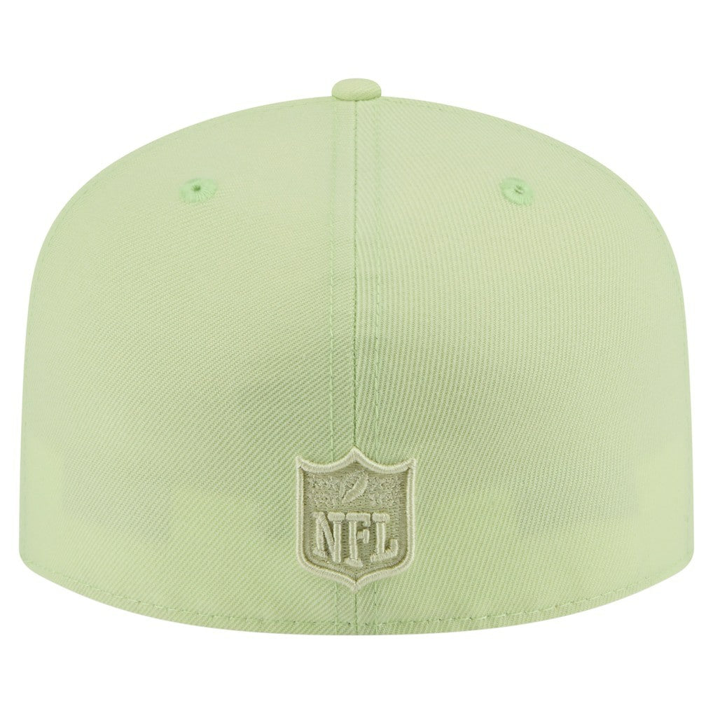 Miami Dolphins New Era Color Pack A-Frame 59FIFTY Fitted Hat - Light Green Hats