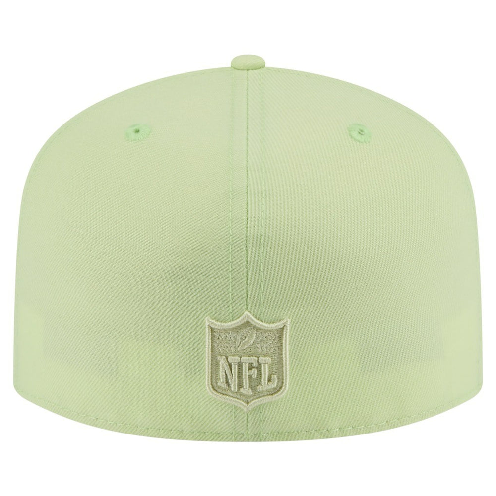 Miami Dolphins New Era Color Pack A-Frame 59FIFTY Fitted Hat - Light Green Hats