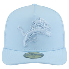 Detroit Lions New Era Color Pack A-Frame 59FIFTY Fitted Hat - Light Blue Hats