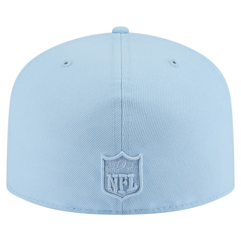 Detroit Lions New Era Color Pack A-Frame 59FIFTY Fitted Hat - Light Blue Hats
