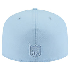Detroit Lions New Era Color Pack A-Frame 59FIFTY Fitted Hat - Light Blue Hats