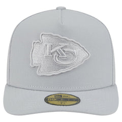 Kansas City Chiefs New Era Color Pack A-Frame 59FIFTY Fitted Hat - Gray Hats