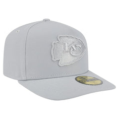 Kansas City Chiefs New Era Color Pack A-Frame 59FIFTY Fitted Hat - Gray Hats