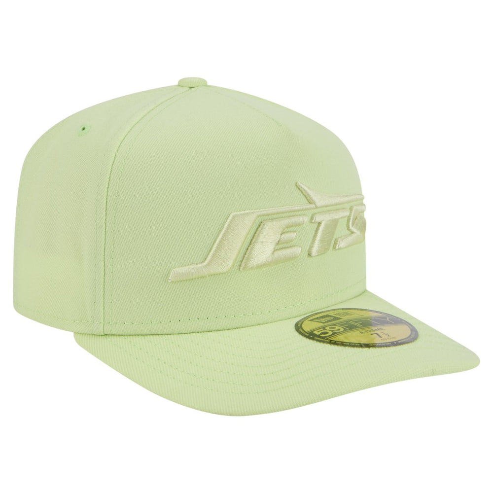 New York Jets New Era Color Pack A-Frame 59FIFTY Fitted Hat - Green Hats