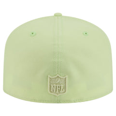 Green Bay Packers New Era Color Pack A-Frame 59FIFTY Fitted Hat - Light Green Hats