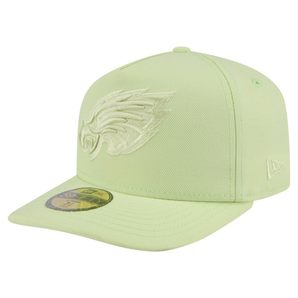 Philadelphia Eagles New Era Color Pack A-Frame 59FIFTY Fitted Hat - Green Hats