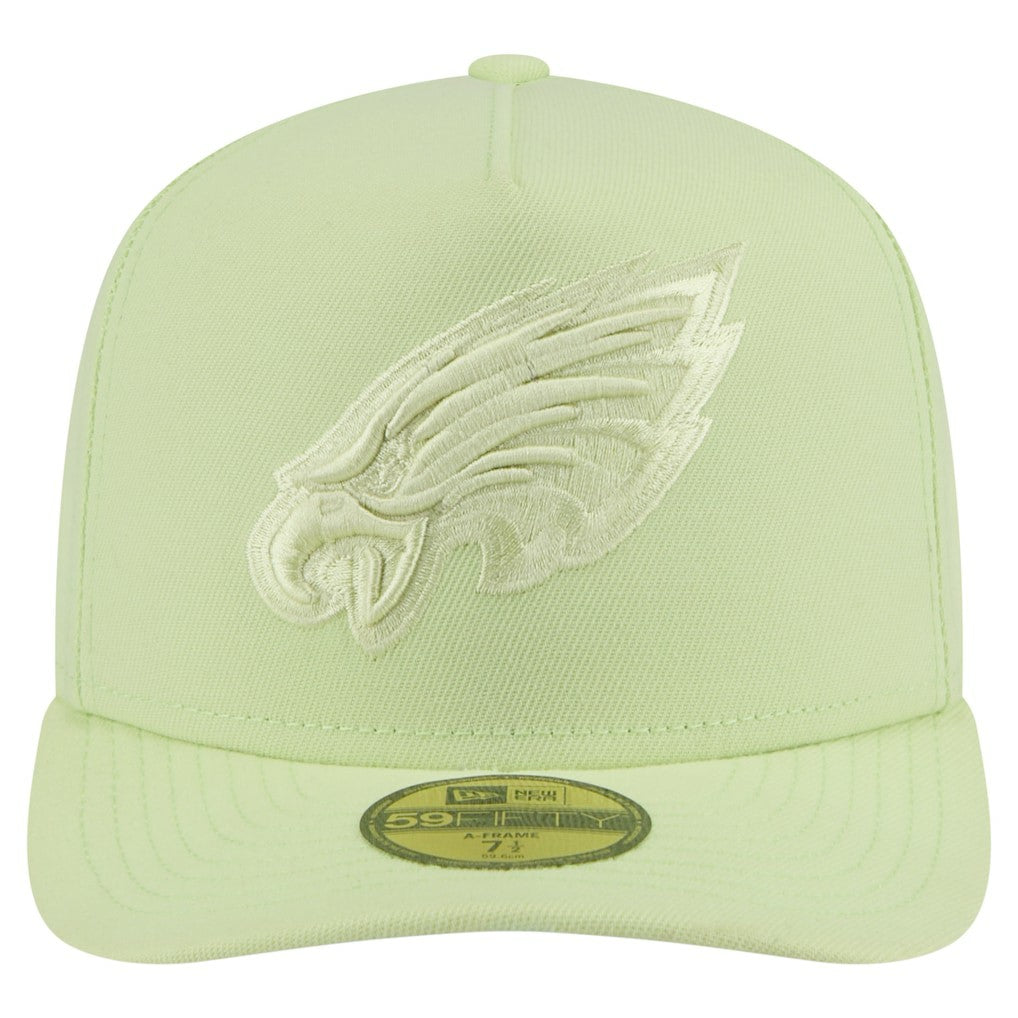 Philadelphia Eagles New Era Color Pack A-Frame 59FIFTY Fitted Hat - Green Hats