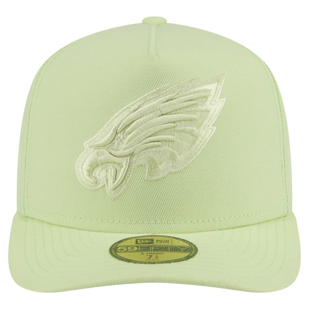 Philadelphia Eagles New Era Color Pack A-Frame 59FIFTY Fitted Hat - Green Hats