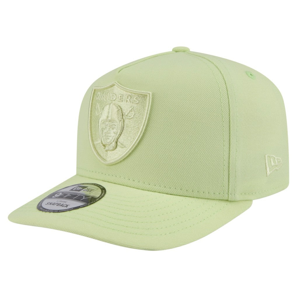 Las Vegas Raiders New Era Color Pack 9FIFTY Snapback Hat - Light Green Hats