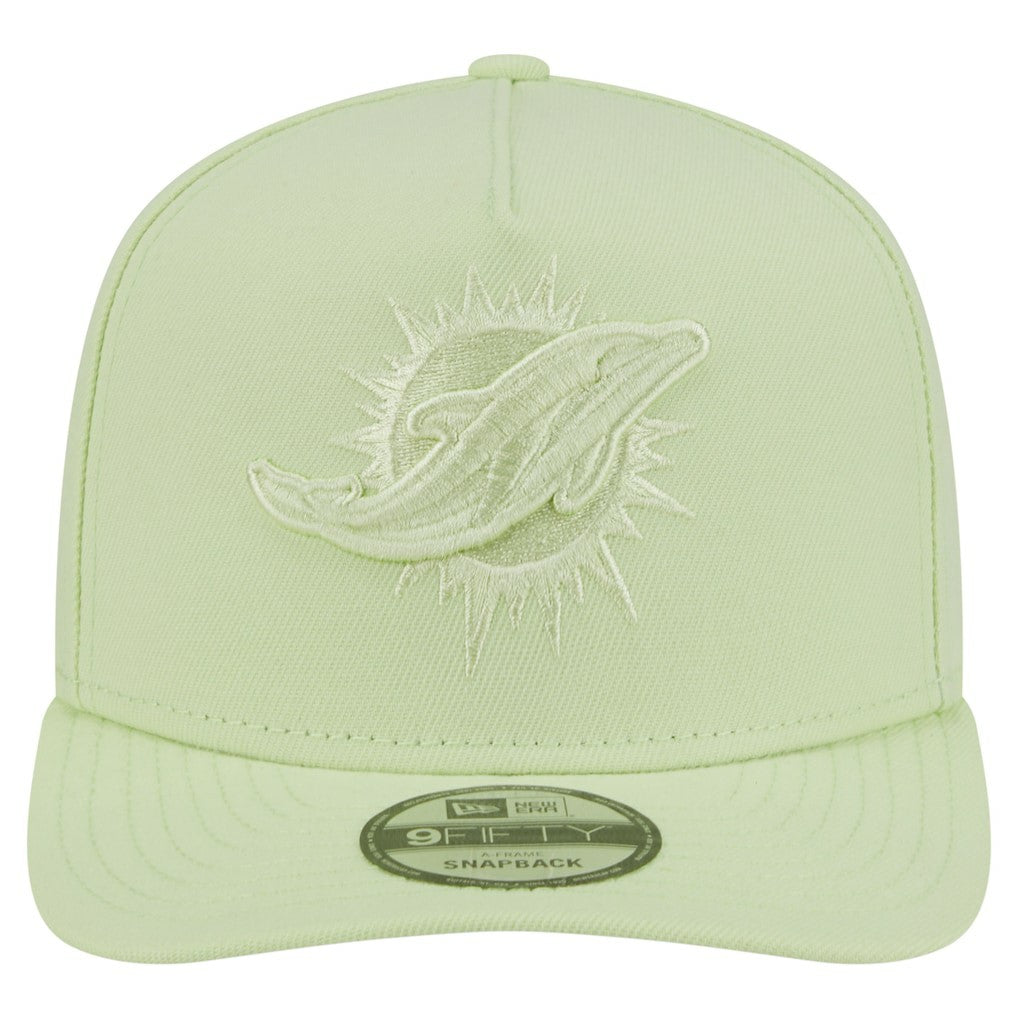 Miami Dolphins New Era Color Pack 9FIFTY Snapback Hat - Light Green Hats