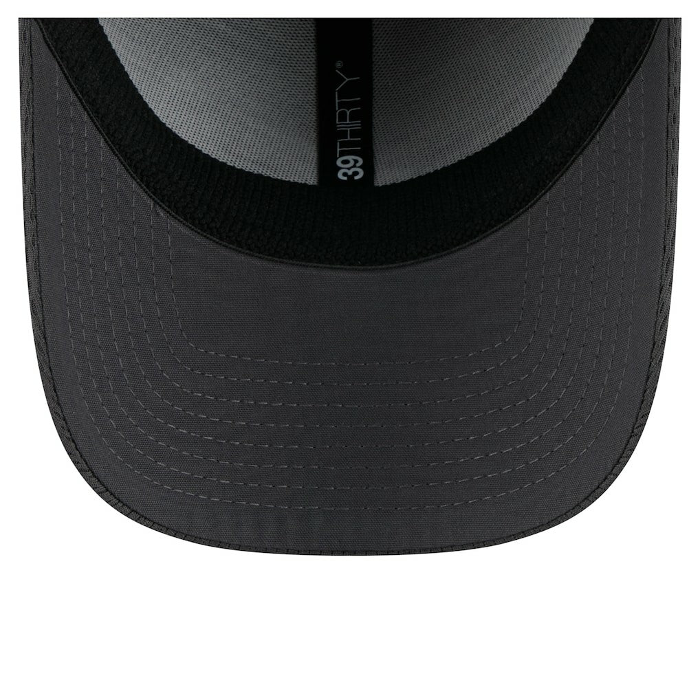 Philadelphia Eagles New Era Throwback Logo Main 39THIRTY Flex Hat - Graphite Hats