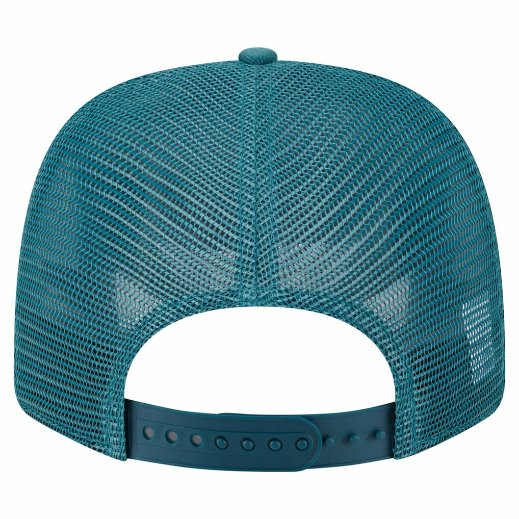 Philadelphia Eagles New Era Main Trucker 9SEVENTY Stretch-Snap Hat - Midnight Green Hats
