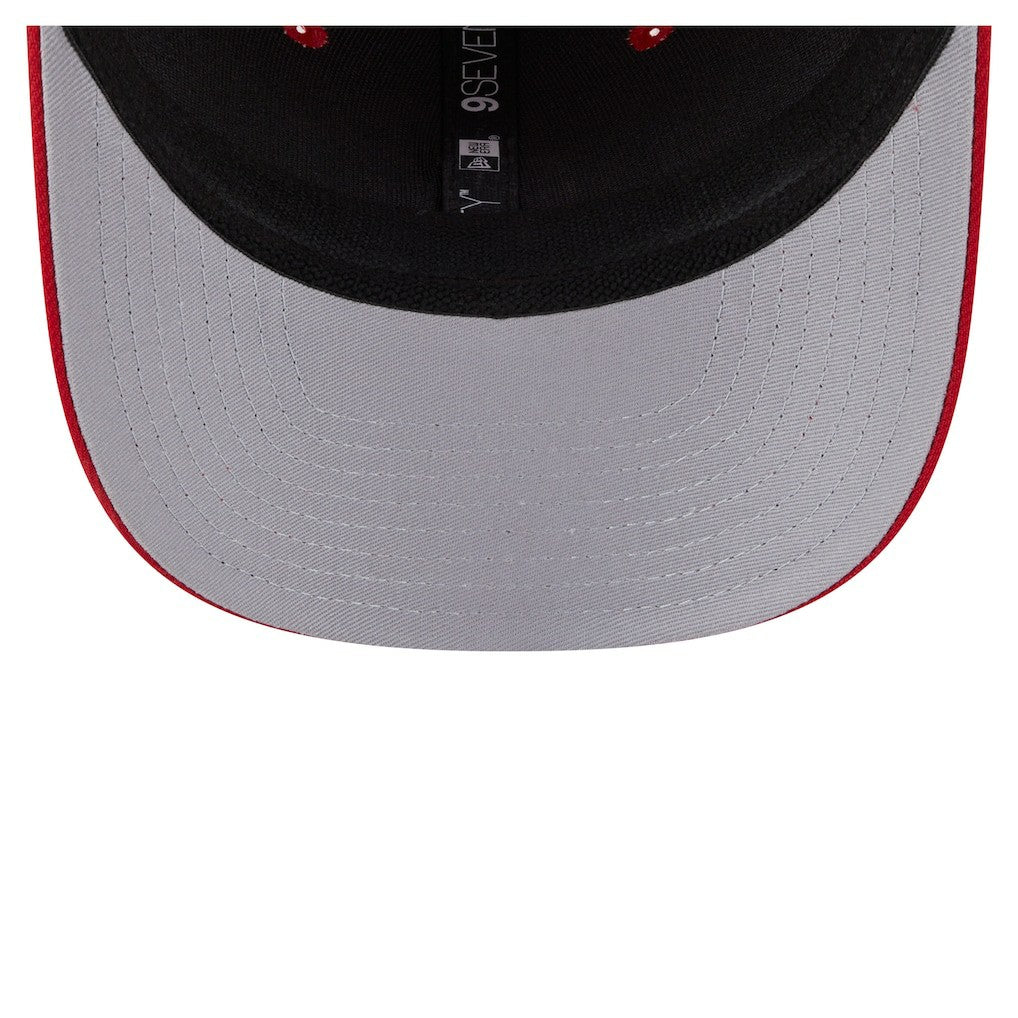 San Francisco 49ers New Era Main Trucker 9SEVENTY Stretch-Snap Hat - Scarlet Hats