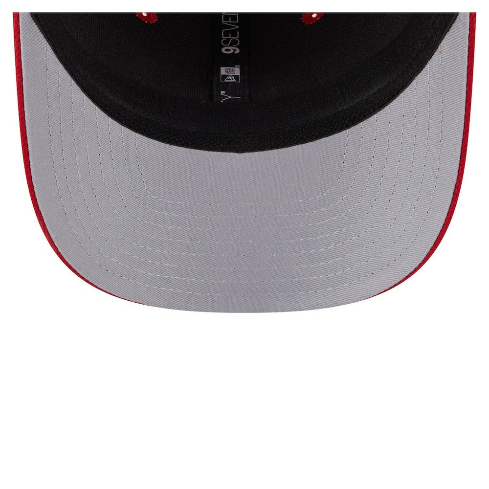 San Francisco 49ers New Era Main Trucker 9SEVENTY Stretch-Snap Hat - Scarlet Hats