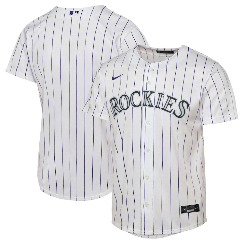 Colorado Rockies Nike Youth Home Replica Jersey - White Jerseys