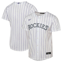 Colorado Rockies Nike Youth Home Replica Jersey - White Jerseys