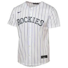 Colorado Rockies Nike Youth Home Replica Jersey - White Jerseys