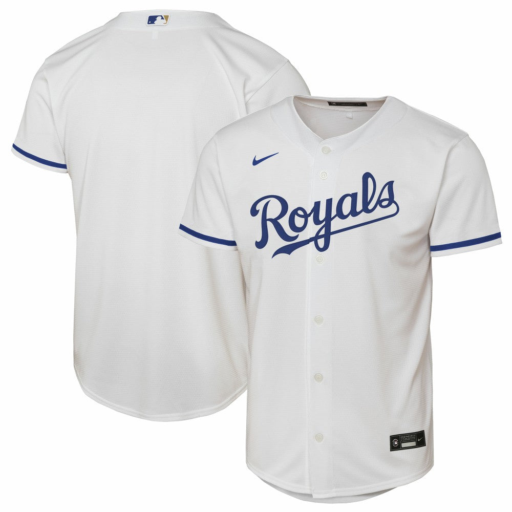 Kansas City Royals Nike Youth Home Replica Jersey - White Jerseys