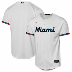 Miami Marlins Nike Youth Home Replica Jersey - White Jerseys