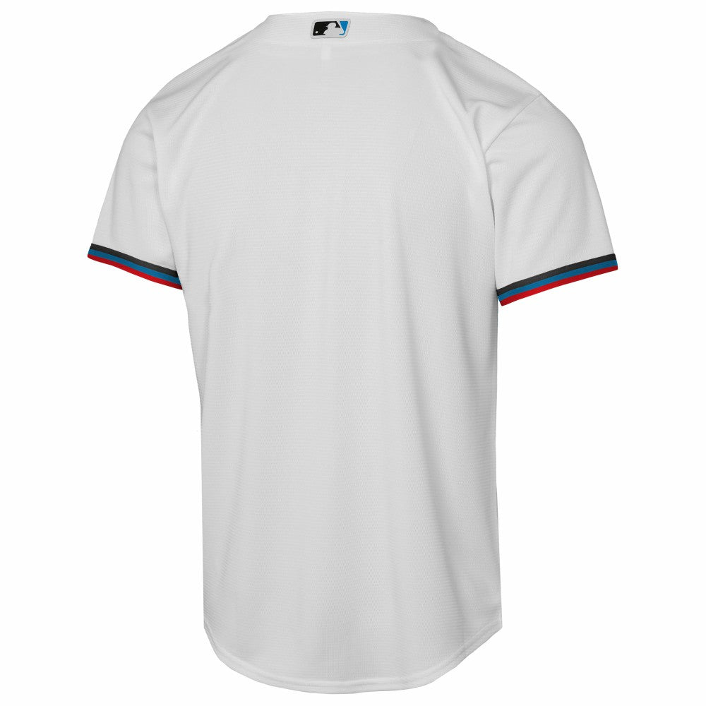Miami Marlins Nike Youth Home Replica Jersey - White Jerseys