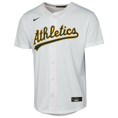 Athletics Nike Youth Home Replica Jersey - White Jerseys