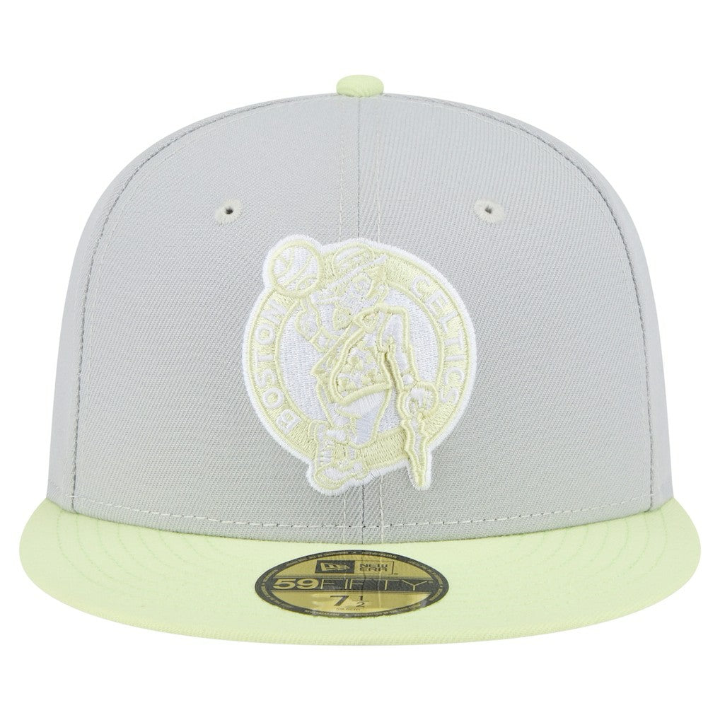 Boston Celtics Color Pack 2-Tone 59FIFTY Fitted Hat Gray/Green - New Era