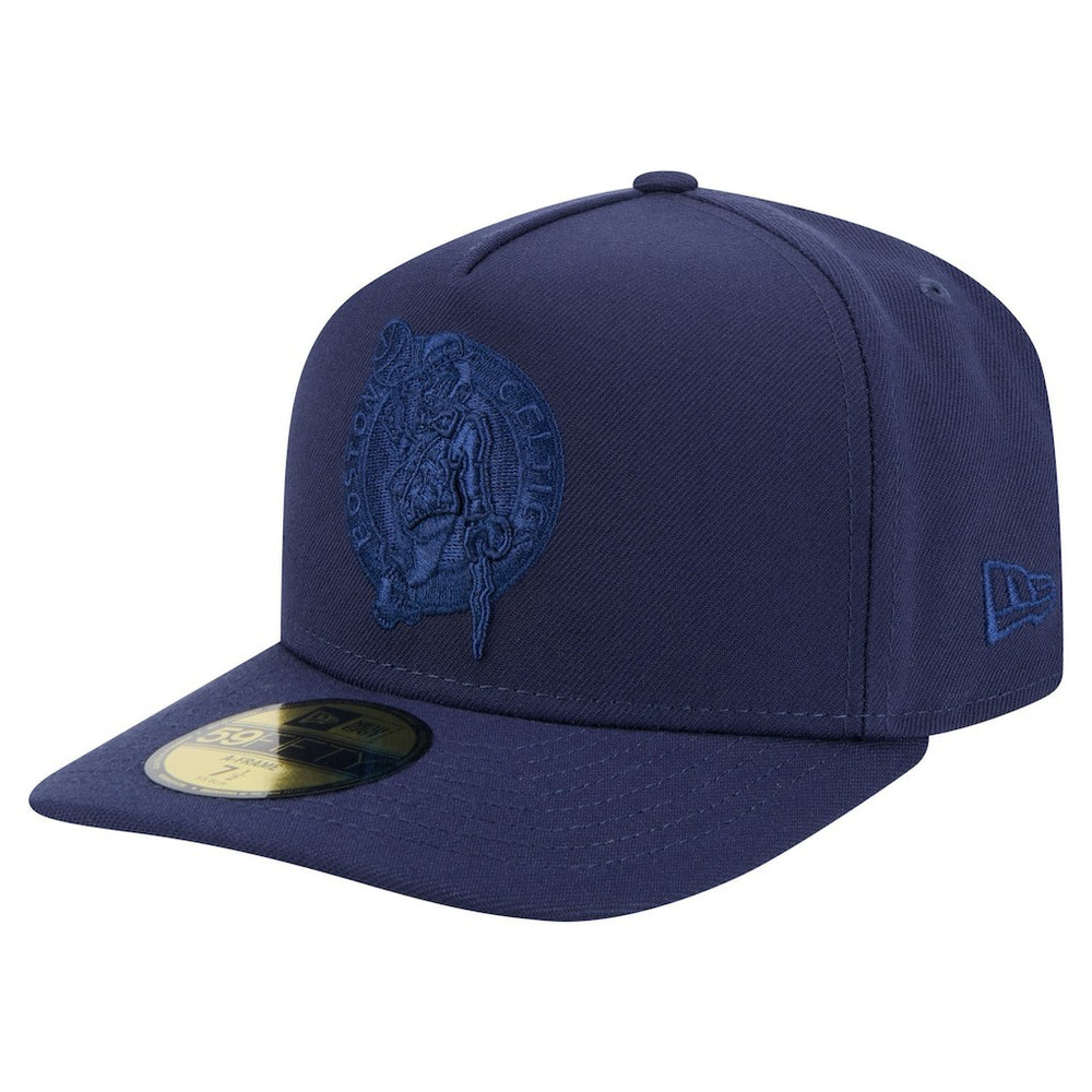 Boston Celtics Colorpack A-Frame Pinch Front 59FIFTY Fitted Hat Navy - New Era